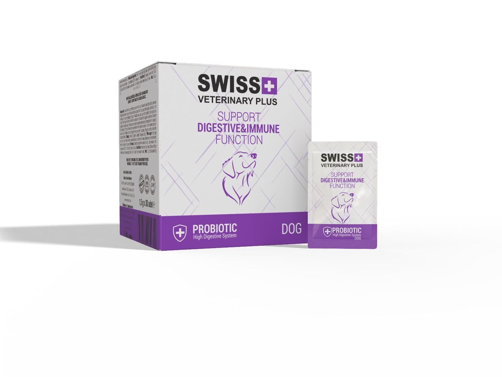 SWISS VETERINARY PLUS DOG PROBİOTİK 1,5 GR X 30 ADET
