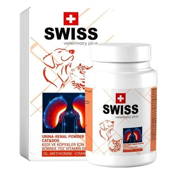 SWISS VETERINARY PLUS CAT-DOG URINA-RENAL EFFECT POWDER
