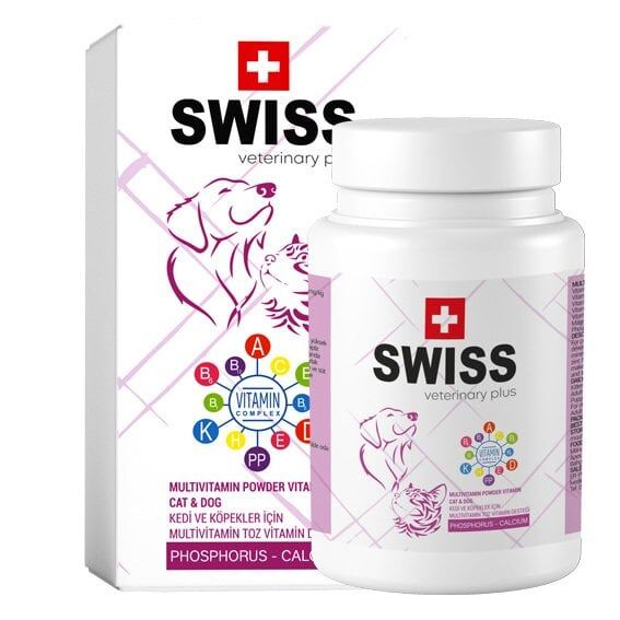 SWISS VETERINARY PLUS CAT-DOG MULTI-VIT POWDER