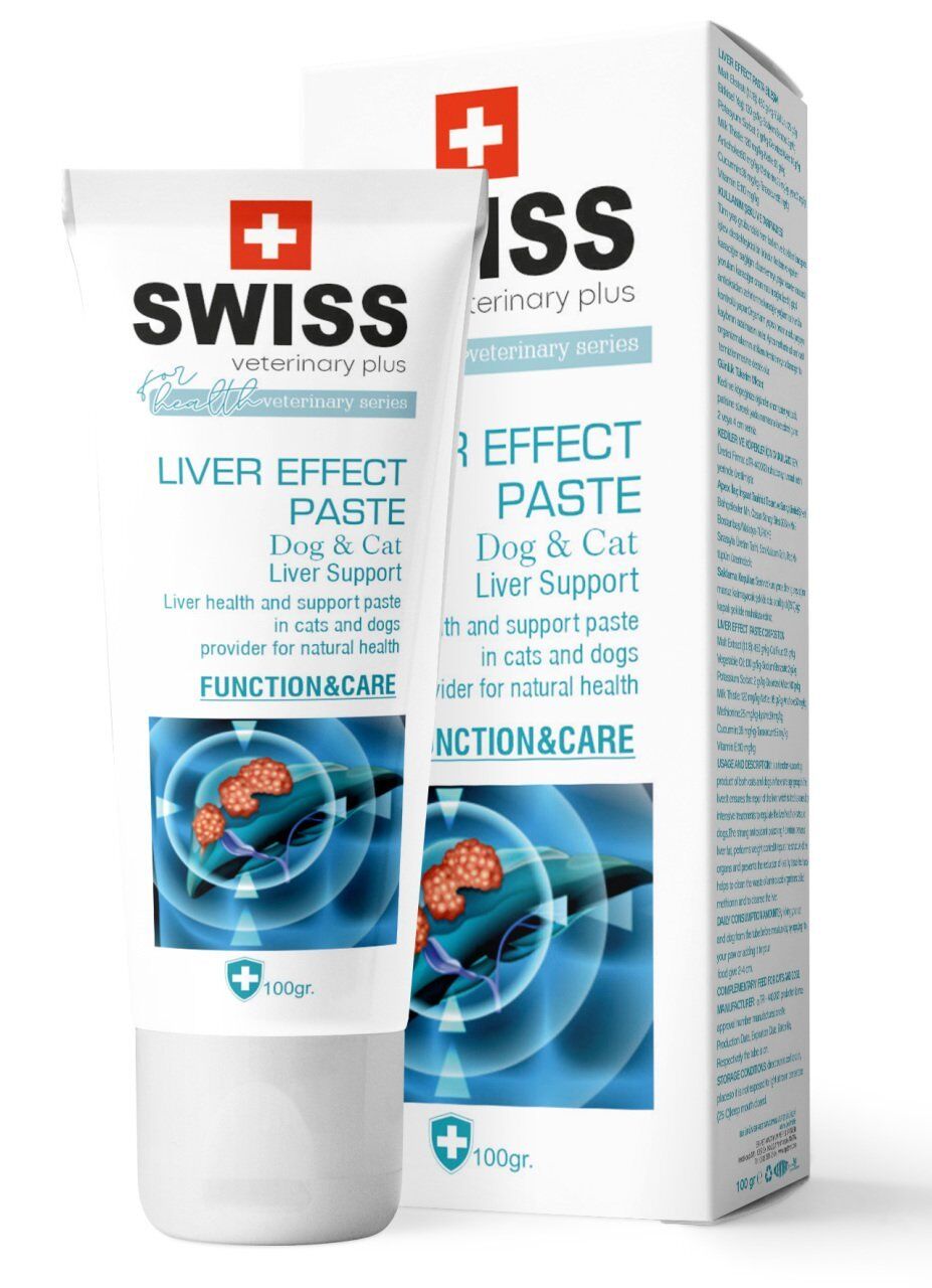 SWISS VETERINARY PLUS CAT-DOG LIVER EFFECT PASTE 100 GR