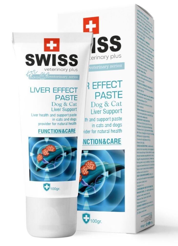 SWISS VETERINARY PLUS CAT-DOG LIVER EFFECT PASTE 100 GR