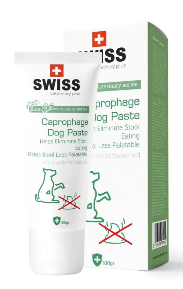 SWISS VETERINARY PLUS DOG CAPROPHAGE PASTE 100 GR