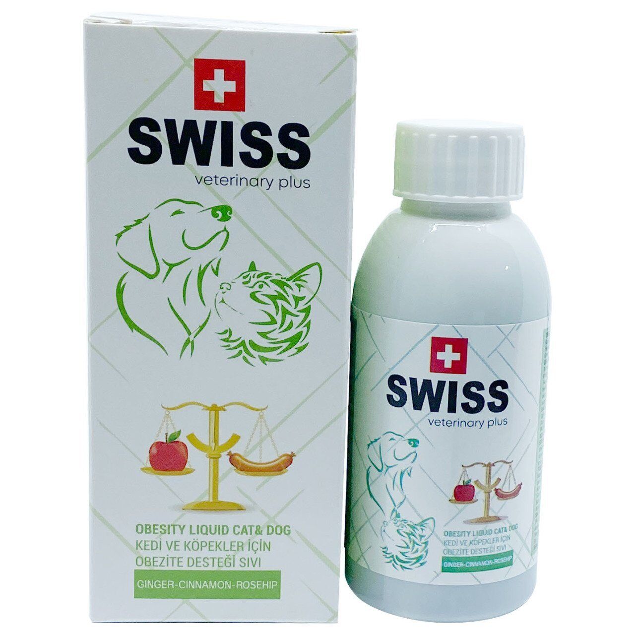 SWISS VETERINARY PLUS CAT-DOG OBESITY EFFECT LIQUID