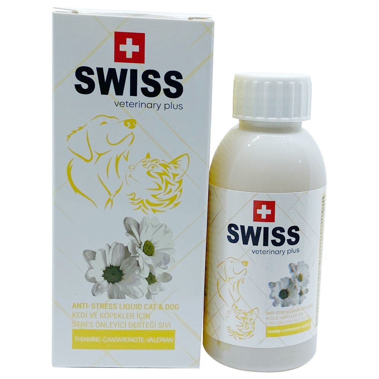 SWISS VETERINARY PLUS CAT-DOG ANTI STRESS EFFECT LIQUID