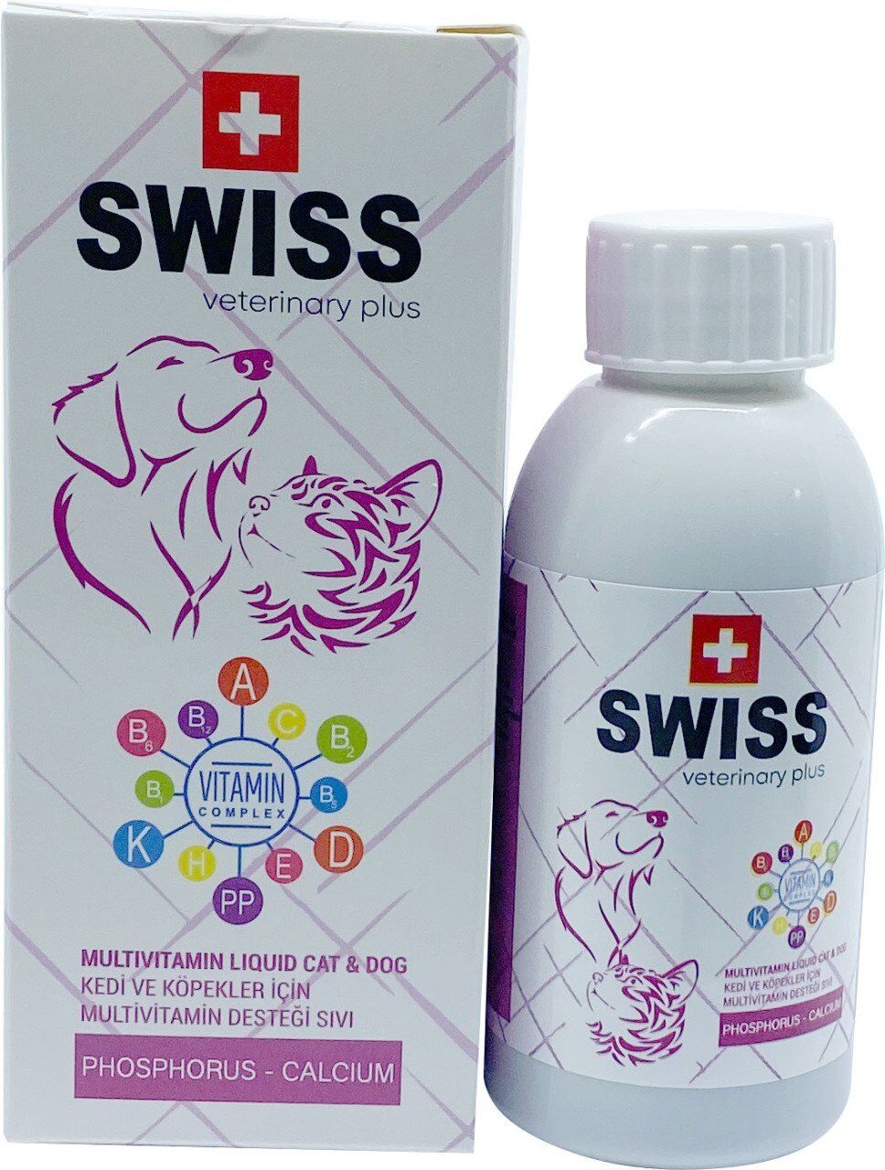 SWISS VETERINARY PLUS CAT-DOG MULTI-VIT LIQUID