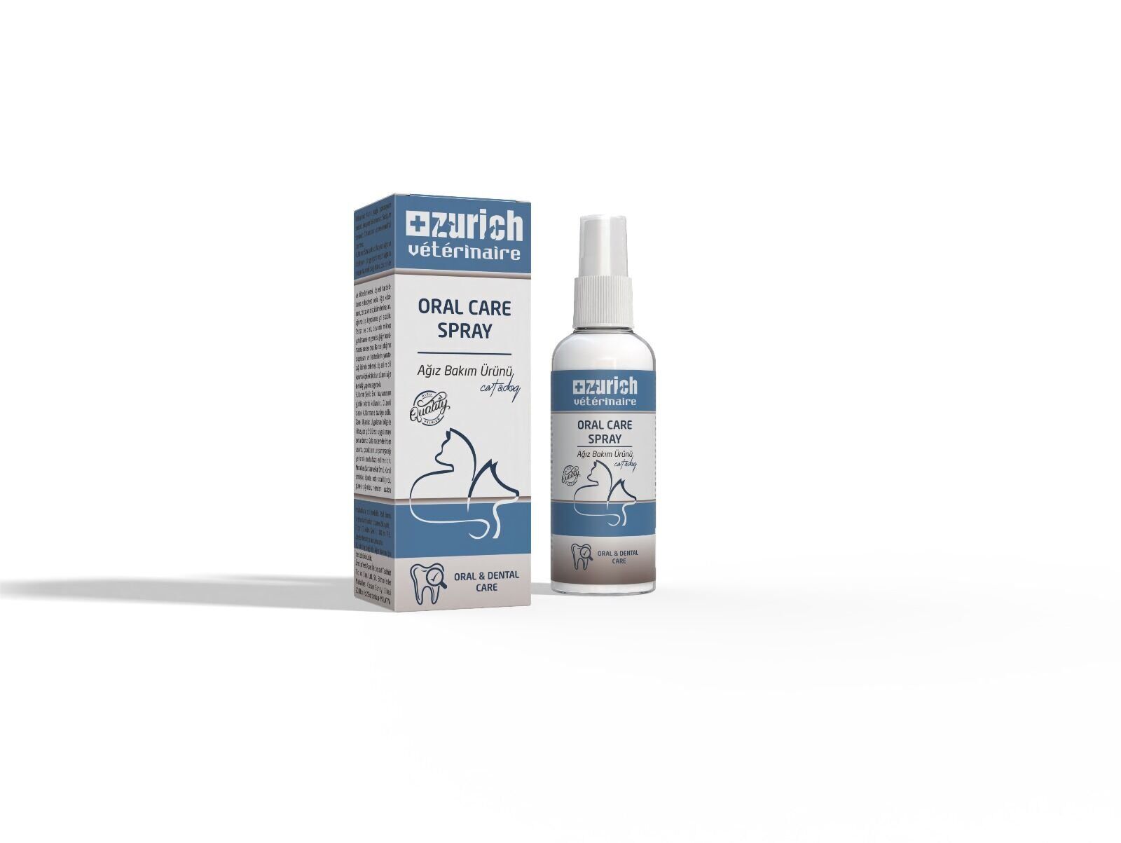 Zurich Veterinaire Kedi Köpek Ağız Bakım Spreyi 100 Ml