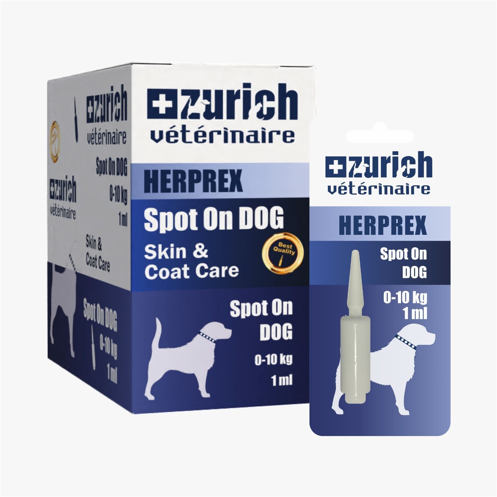 Zurich Dog Herprex 1 ml X 10 Lu
