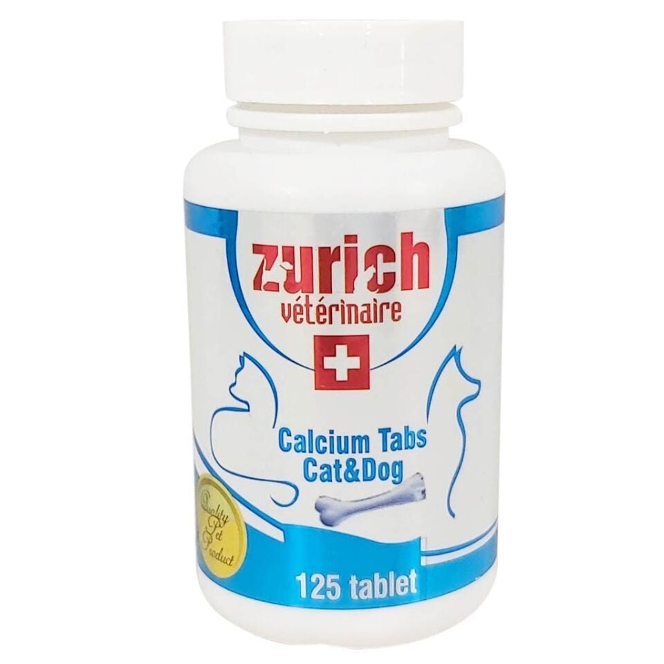 Zurich Dog - Cat Calcium 125 Tabs