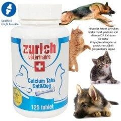 Zurich Dog - Cat Calcium 125 Tabs