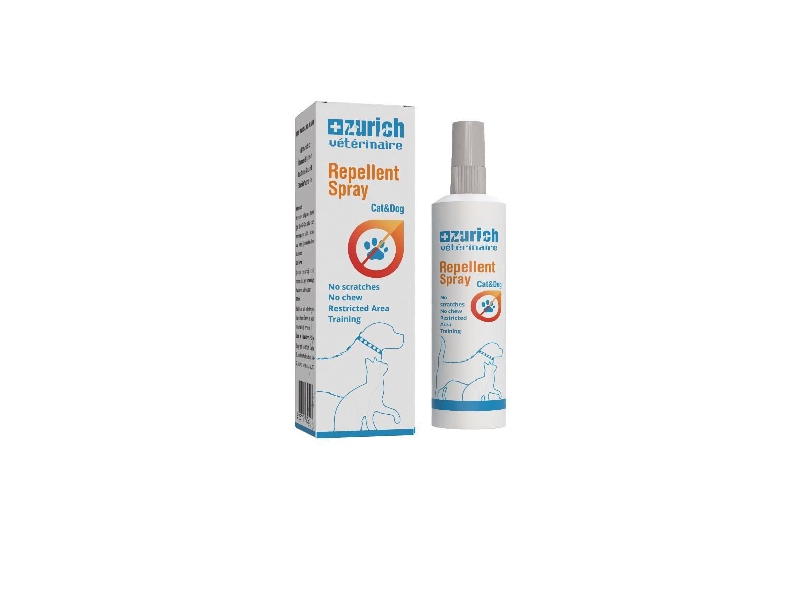 ZÜRİCH VETERİNAİRE REPELLENT CAT DOG KEDİ KÖPEK UZAKLAŞTIRICI SPREY 150 ml