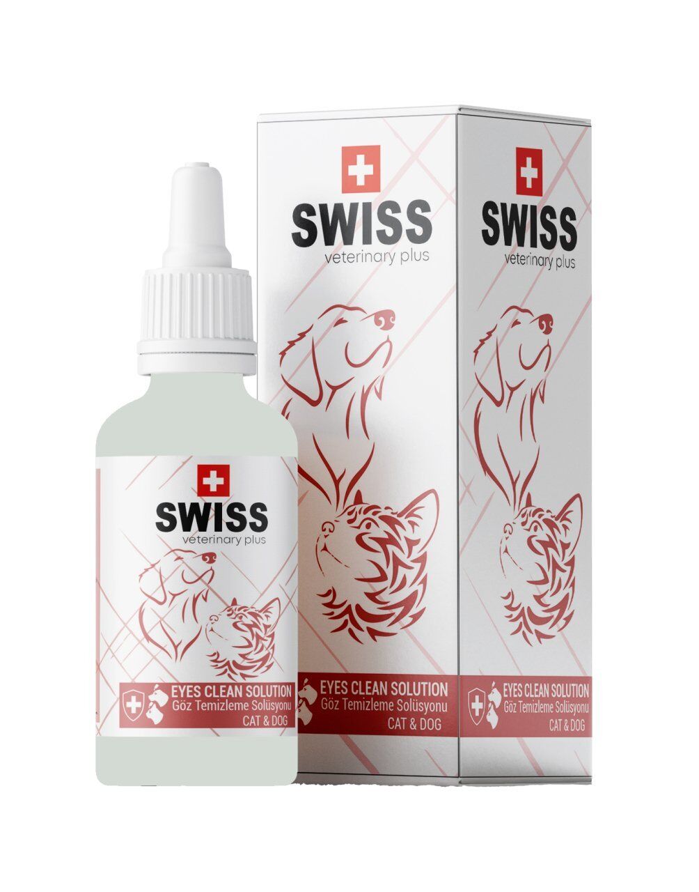 SWISS VETERINARY PLUS EYES CLEAN / GÖZ TEMİZLEME SOLÜSYONU