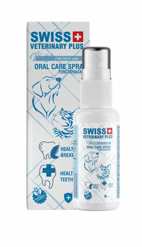 Swiss Veterinary Plus  Kedi Köpek Ağız Bakım Spreyi 100 Ml