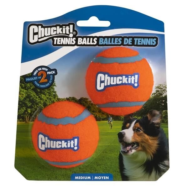 Chuckit! Tenis Köpek Oyun Topu 2'li Paket (Orta Boy)
