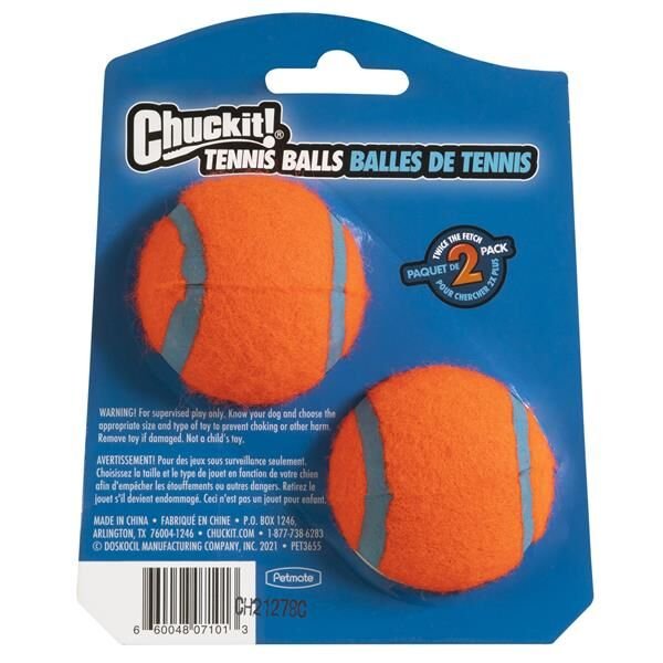 Chuckit! Tenis Köpek Oyun Topu 2'li Paket (Küçük Boy)
