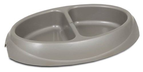 Petmate Double Diner Ultra Hafif Mama ve Su Kabı (Küçük)
