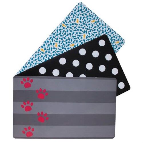 Petmate Plastik Mat (Çizgi Desenli)