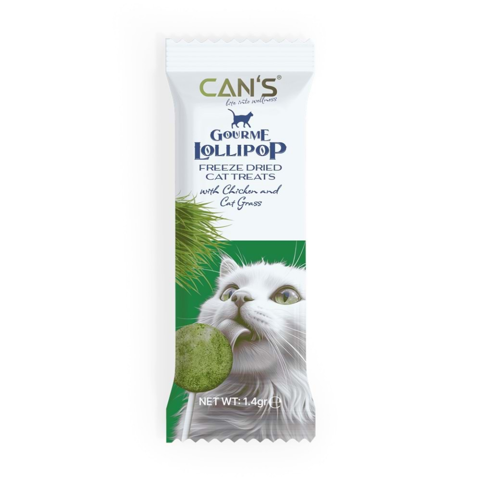 Cans Lollipop Chicken & Cat Grass 15x1.4 gr