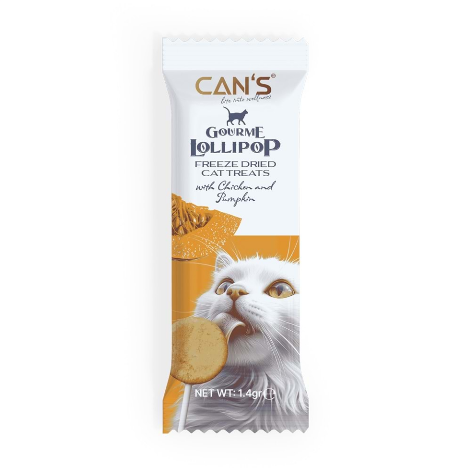 Cans Lollipop Chicken & Pumpkin 15x1.4 gr