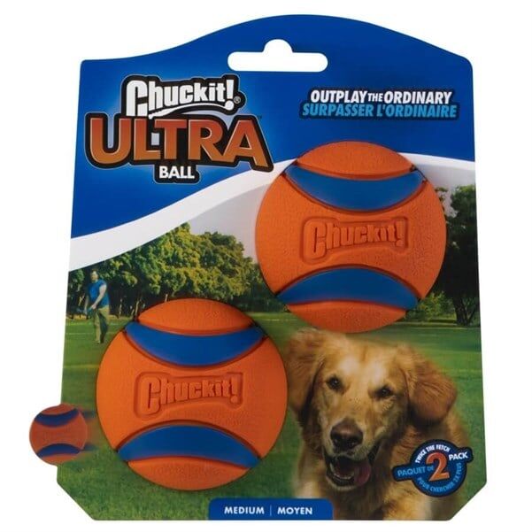 Chuckit! Ultra Ball Köpek Oyun Topu 2'li Paket (Orta Boy)