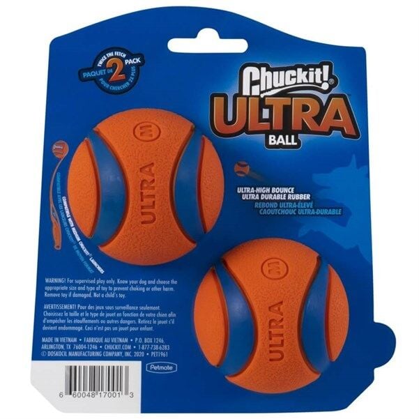 Chuckit! Ultra Ball Köpek Oyun Topu 2'li Paket (Orta Boy)