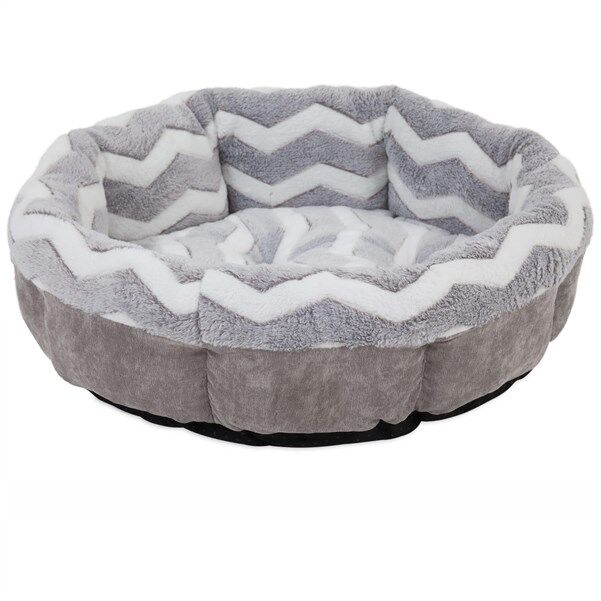 Snoozy Hip Zig Zag Yuvarlak Yatak (54 x 54cm)