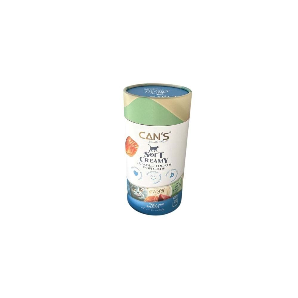 Cans Soft Creamy with tuna and salmon 30x15 gr