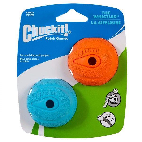 Chuckit! Whistler Köpek Oyun Topu 2'li Paket (Küçük Boy)