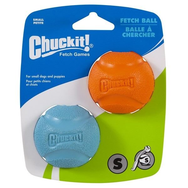 Chuckit! Fetch Ball Köpek Oyun Topu 2'li Paket (Küçük Boy)