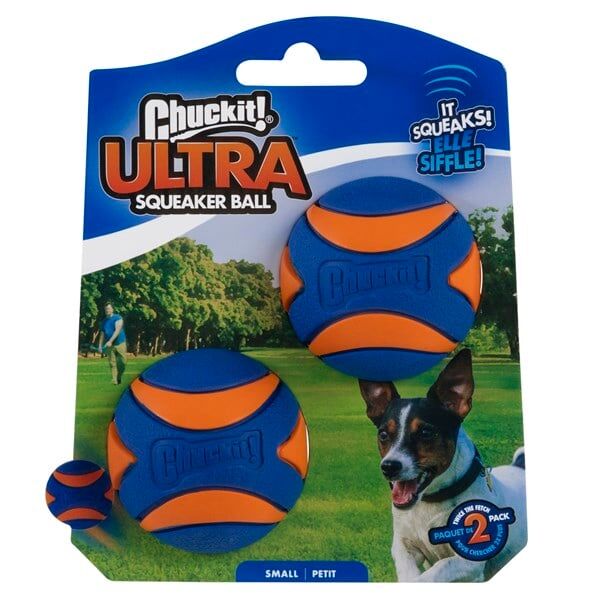Chuckit! Ultra Squeaker Sesli Köpek Oyun Topu 2'li Paket (KüçükBoy)