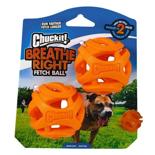 Chuckit! Air Fetch Ball Köpek Oyun Topu 2'li Paket (Orta Boy)