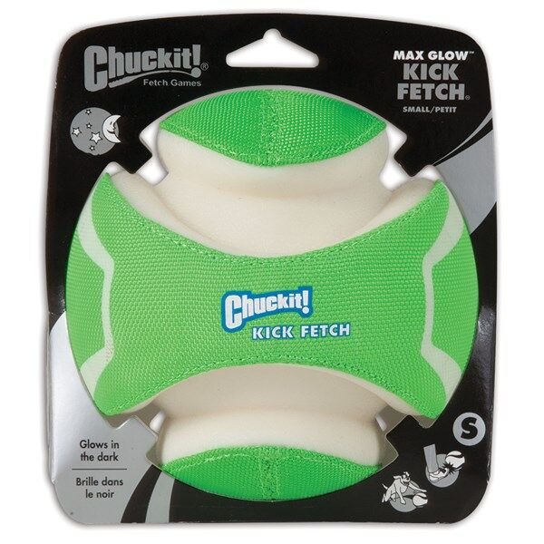 Chuckit! Kick Fetch Max Glow Gece Parlayan Köpek Oyuncağı (Küçük Boy)