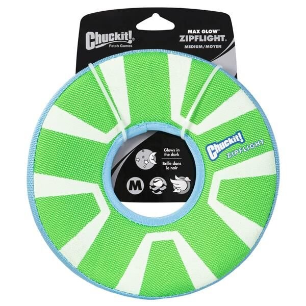 Chuckit! Zipflight Max Glow Gece Parlayan Frizbi (Orta Boy)