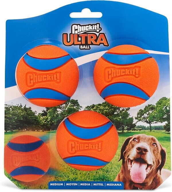 Chuckit! Ultra Ball Köpek Oyun Topu 3'lü Paket (Orta Boy)