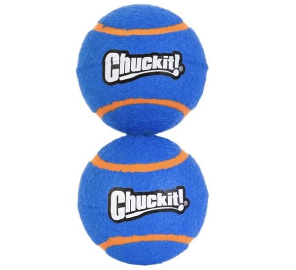 Chuckit! Sesli Tenis Köpek Oyun Topu 2'li Paket (Büyük Boy)