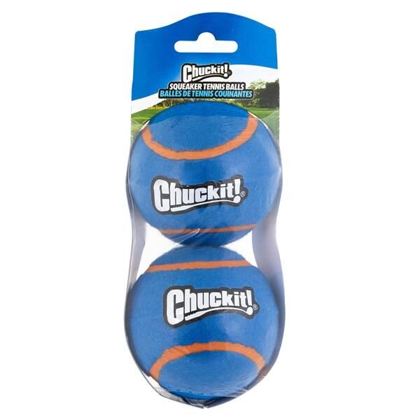 Chuckit! Sesli Tenis Köpek Oyun Topu 2'li Paket (Büyük Boy)