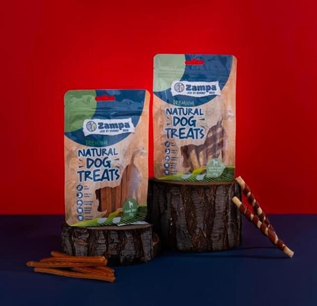 Zampa Köpek Ödül Maması, Kuzu Parçacıklı Muchy Çubukları - 75g