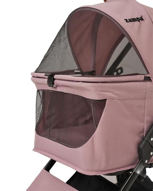 Zampa Albon Kedi & Köpek Arabası Pembe 53X77X100cm