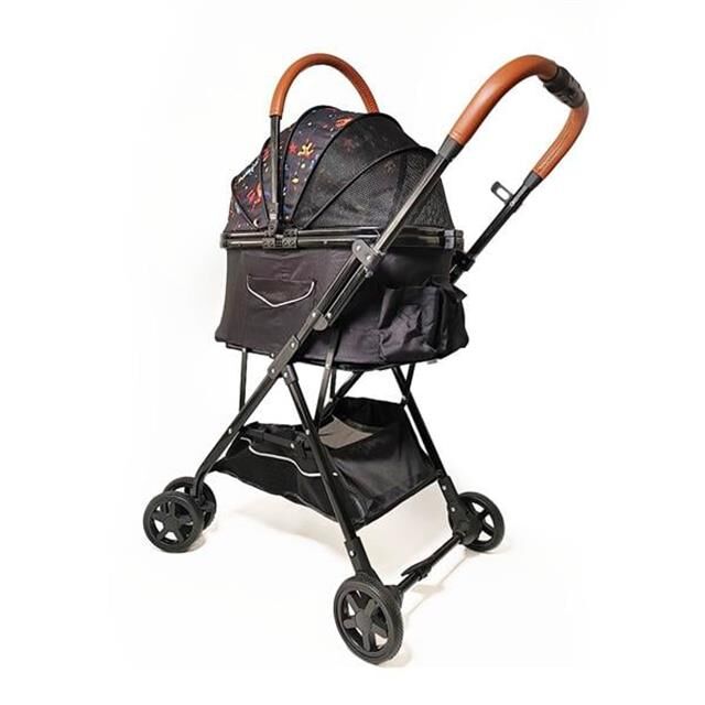 Zampa Bottas Kedi & Köpek Arabası Siyah 48X80X99cm