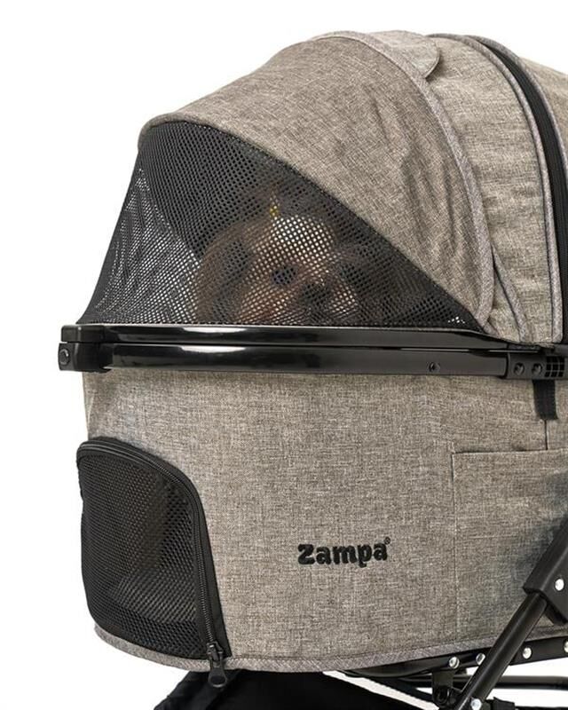 Zampa Melona Kedi & Köpek Arabası Gri