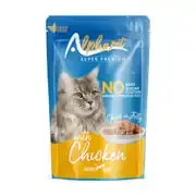 Alphapet Tavuk Etli Jöleli Yetişkin Kedi Pouch 85Gr. 24'Lü