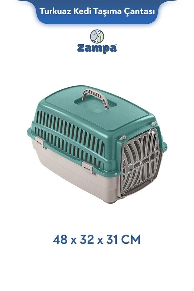 Zampa Plus Voyager Small Plastik Taşıma Kutusu 48x32x31 cm