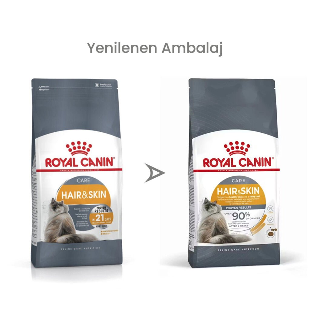 Royal Canin Hair&Skin Hassas Tüylü Kedi Maması 2kg