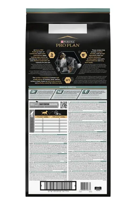 Pro Plan Sensitive Digestion Kuzulu ve Pirinçli Orta Irk Yetişkin Köpek Maması 14 kg