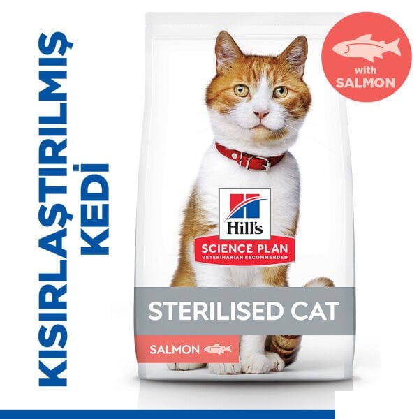 Hill's SCIENCE PLAN Somonlu Kısırlaştırılmış Kedi Maması 1,5kg
