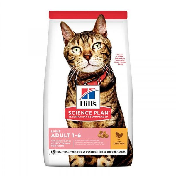 Hill's SCIENCE PLAN Light Tavuklu Yetişkin Kedi Maması 3 kg