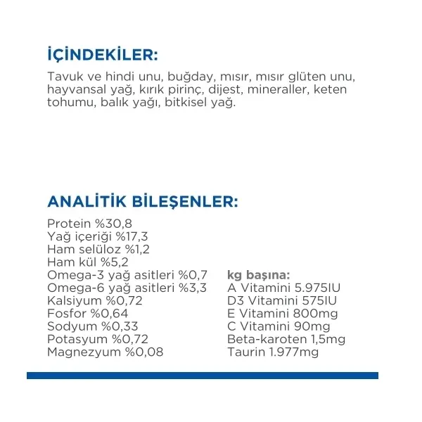 Hill's SCIENCE PLAN 7+ Tavuklu Yaşlı Kedi Maması 3kg
