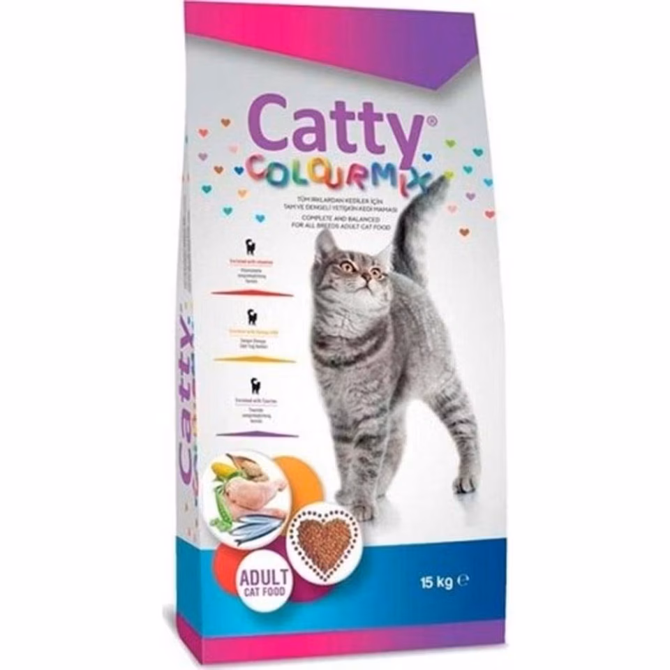 Catty Colourmix 15 kg Kedi Maması