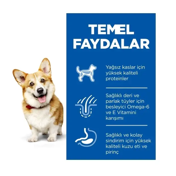 Hill's SCIENCE PLAN Kuzulu Küçük Irk Yetişkin Köpek Maması 1,5kg